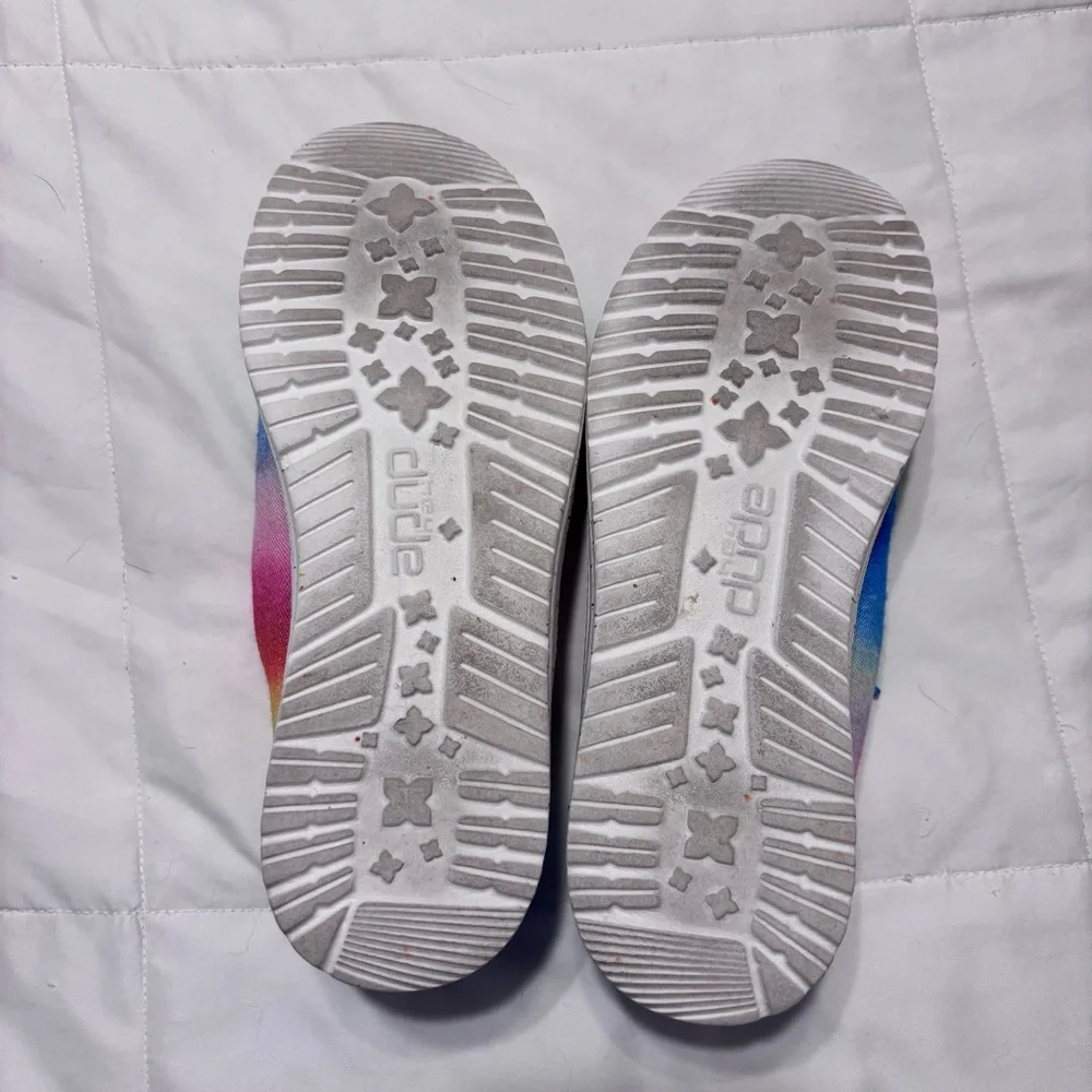 Hey Dude Wendy Dreamer Kids Rainbow Moccasins Comfortable Slip-On Shoes